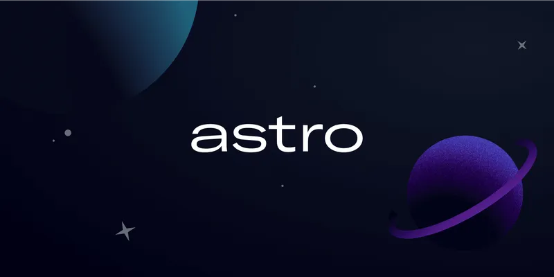 The word astro against an illustration of planets and stars.